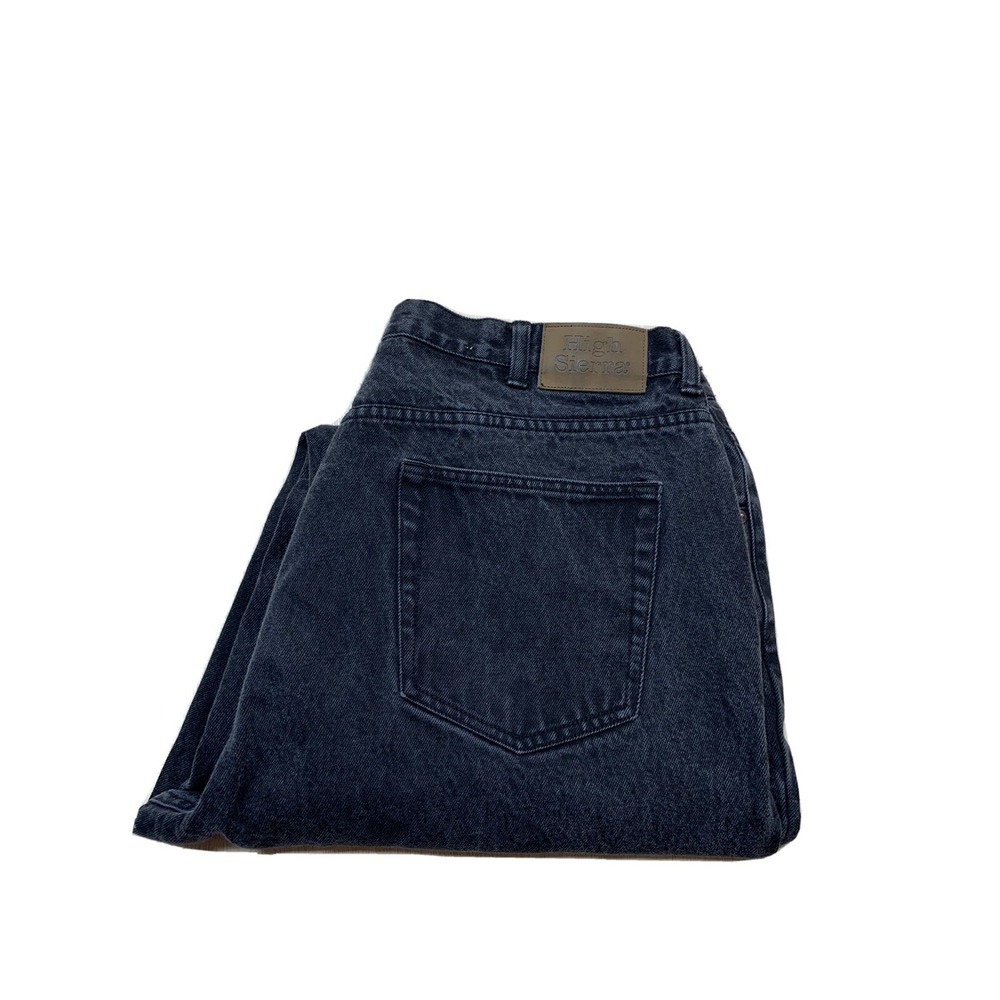 Black‎ High Sierra Men's Denim  Jeans Tag 40x32 (38x31)Relaxed Fit Straight Leg